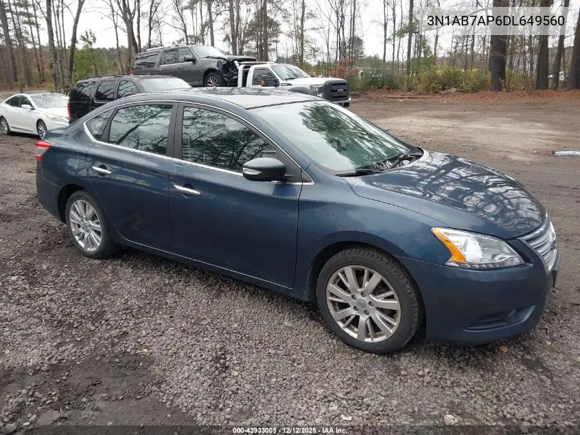 3N1AB7AP6DL649560 2013 Nissan Sentra Sl
