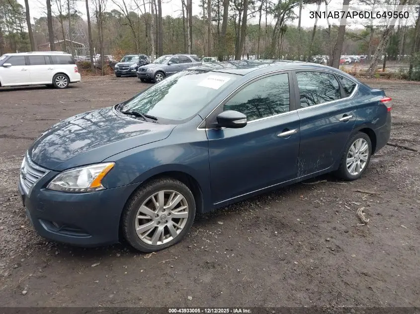 3N1AB7AP6DL649560 2013 Nissan Sentra Sl