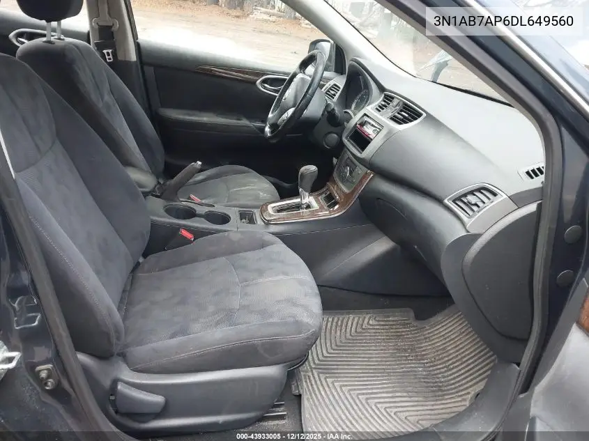 3N1AB7AP6DL649560 2013 Nissan Sentra Sl