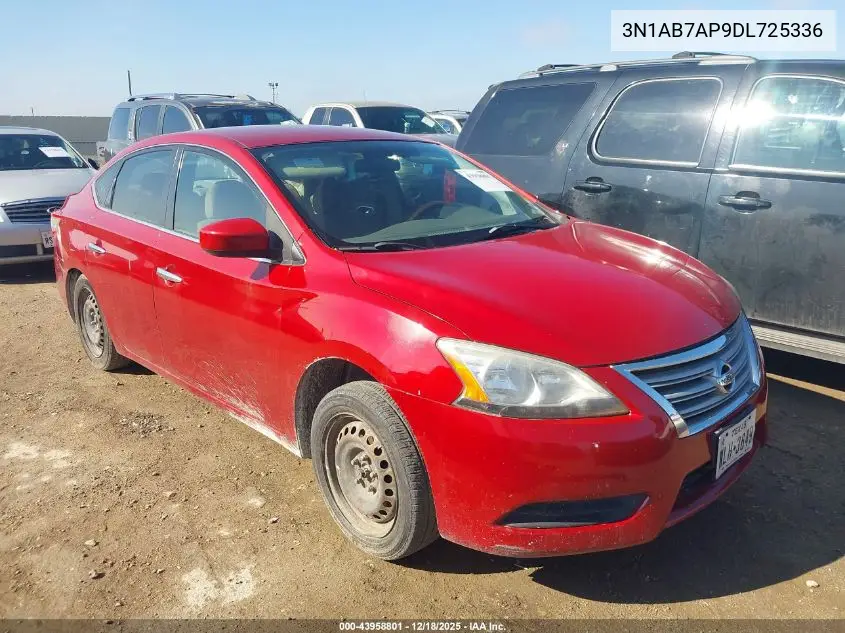 3N1AB7AP9DL725336 2013 Nissan Sentra S
