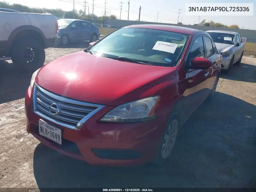 3N1AB7AP9DL725336 2013 Nissan Sentra S
