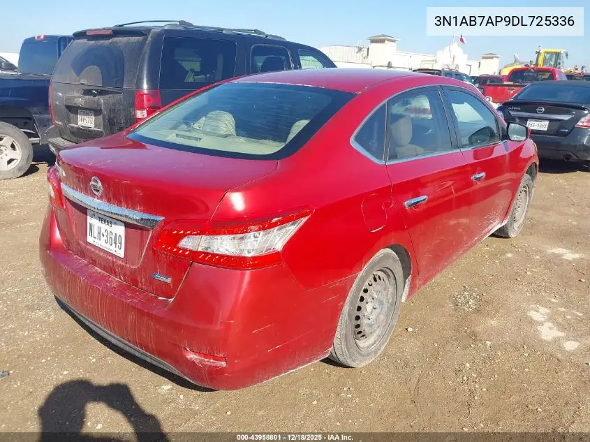 3N1AB7AP9DL725336 2013 Nissan Sentra S