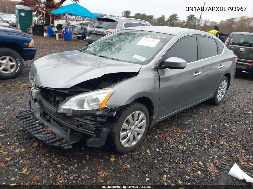 3N1AB7APXDL793967 2013 Nissan Sentra S