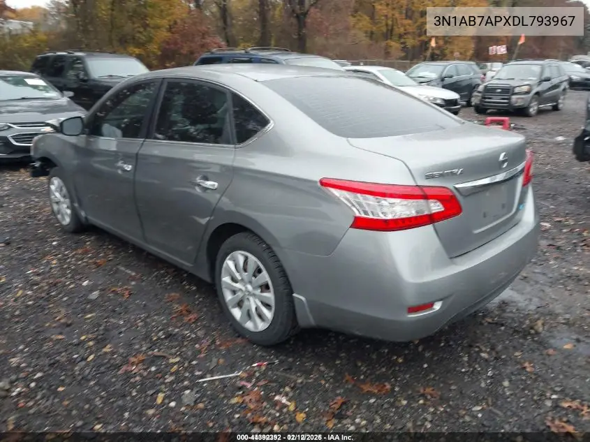 3N1AB7APXDL793967 2013 Nissan Sentra S