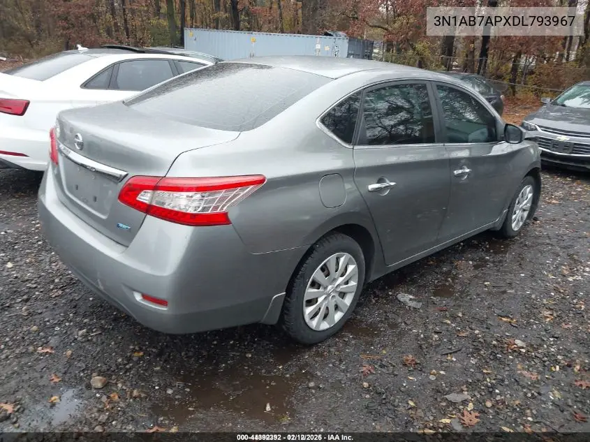 3N1AB7APXDL793967 2013 Nissan Sentra S