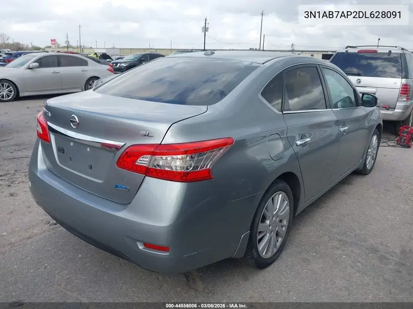 3N1AB7AP2DL628091 2013 Nissan Sentra Sl