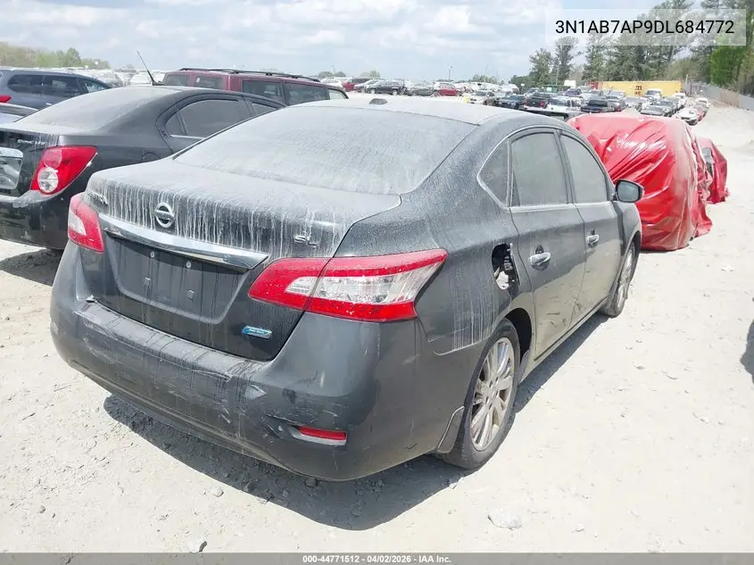 3N1AB7AP9DL684772 2013 Nissan Sentra Sl