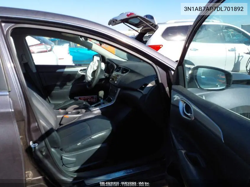 3N1AB7AP7DL701892 2013 Nissan Sentra Sr