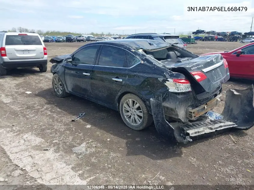 3N1AB7AP6EL668479 2014 Nissan Sentra S/Sv/Sr/Sl