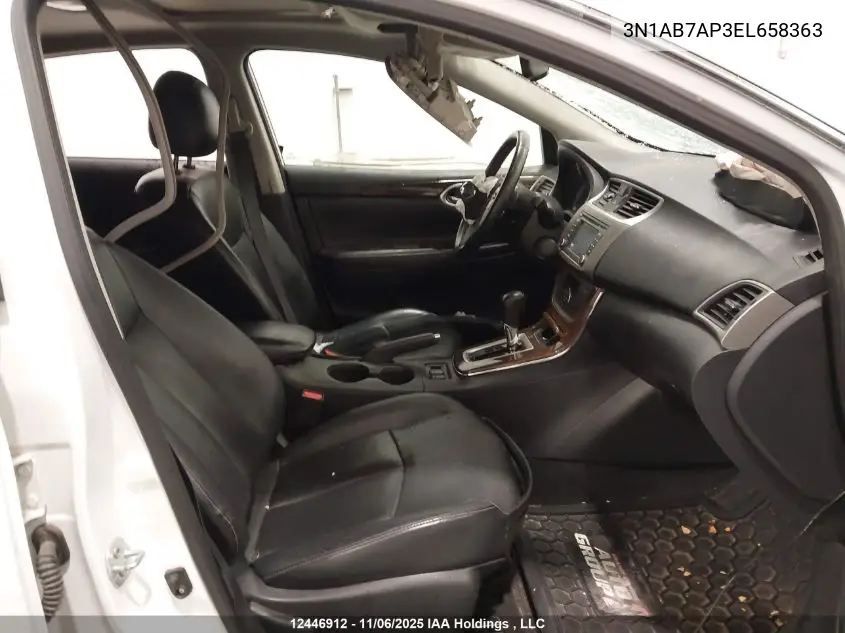 3N1AB7AP3EL658363 2014 Nissan Sentra Sl
