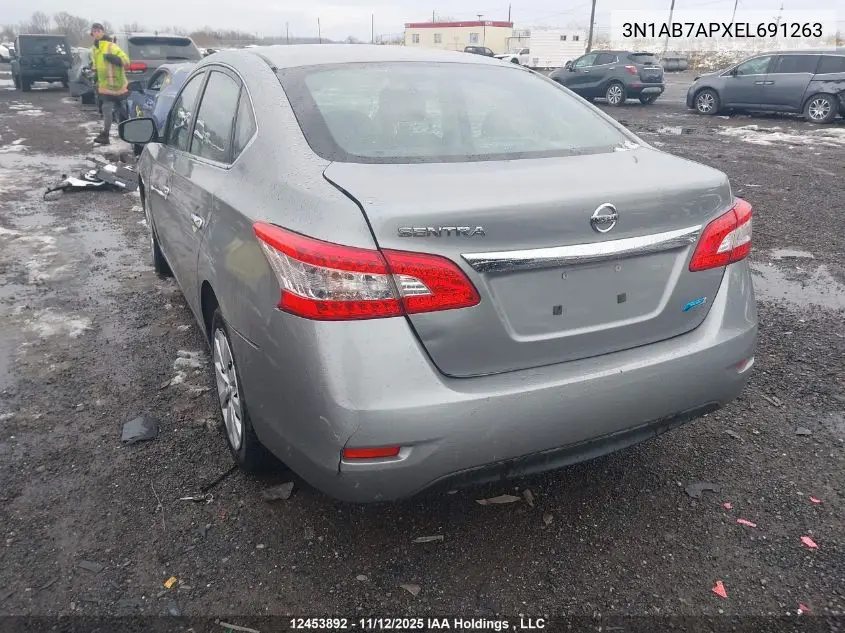 3N1AB7APXEL691263 2014 Nissan Sentra 1.8 S/1.8 Sl/1.8 Sr/1.8 Sv