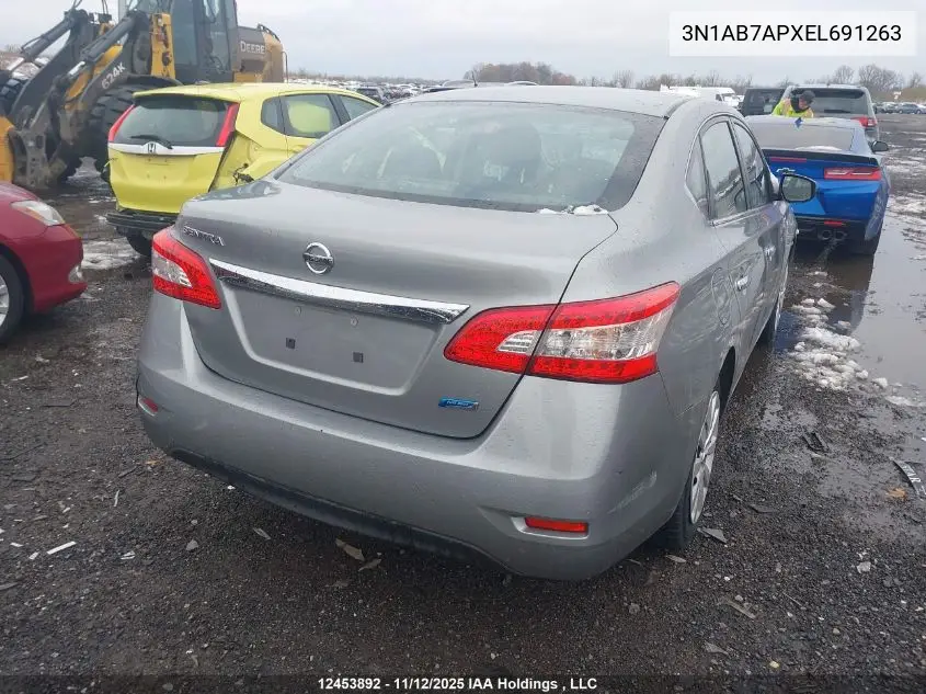 3N1AB7APXEL691263 2014 Nissan Sentra 1.8 S/1.8 Sl/1.8 Sr/1.8 Sv