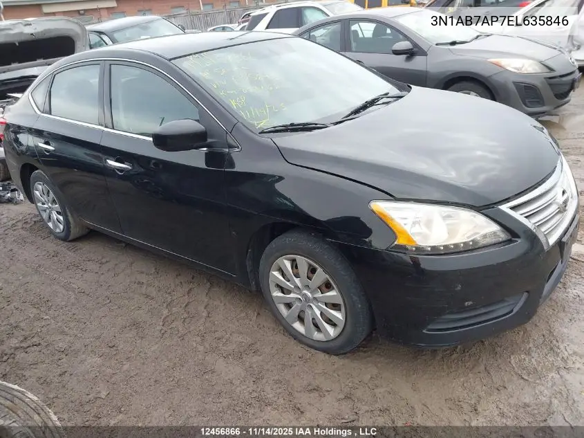 3N1AB7AP7EL635846 2014 Nissan Sentra