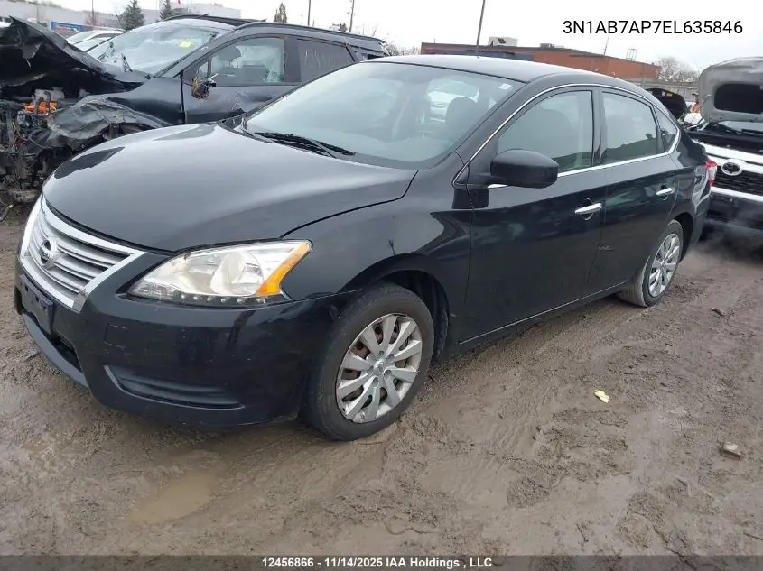 3N1AB7AP7EL635846 2014 Nissan Sentra