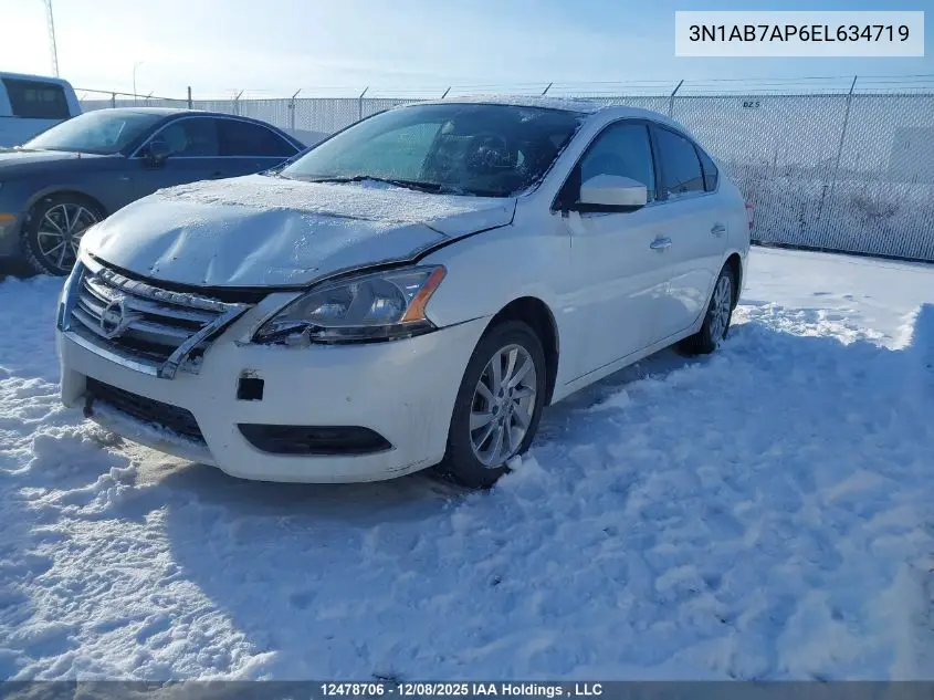3N1AB7AP6EL634719 2014 Nissan Sentra 1.8 S/1.8 Sl/1.8 Sr/1.8 Sv
