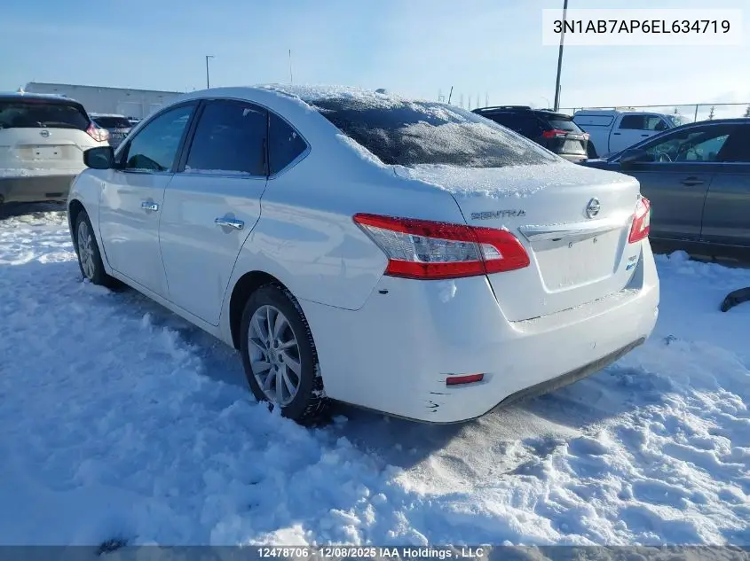 3N1AB7AP6EL634719 2014 Nissan Sentra 1.8 S/1.8 Sl/1.8 Sr/1.8 Sv
