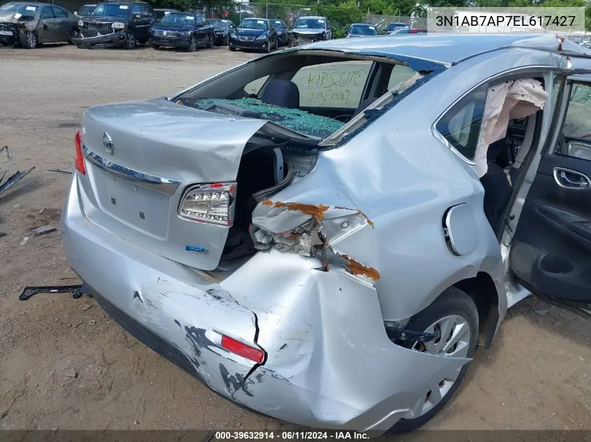 3N1AB7AP7EL617427 2014 Nissan Sentra S