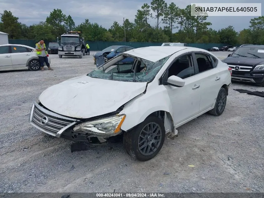 3N1AB7AP6EL640505 2014 Nissan Sentra Fe+ S/Fe+ Sv/S/Sl/Sr/Sv