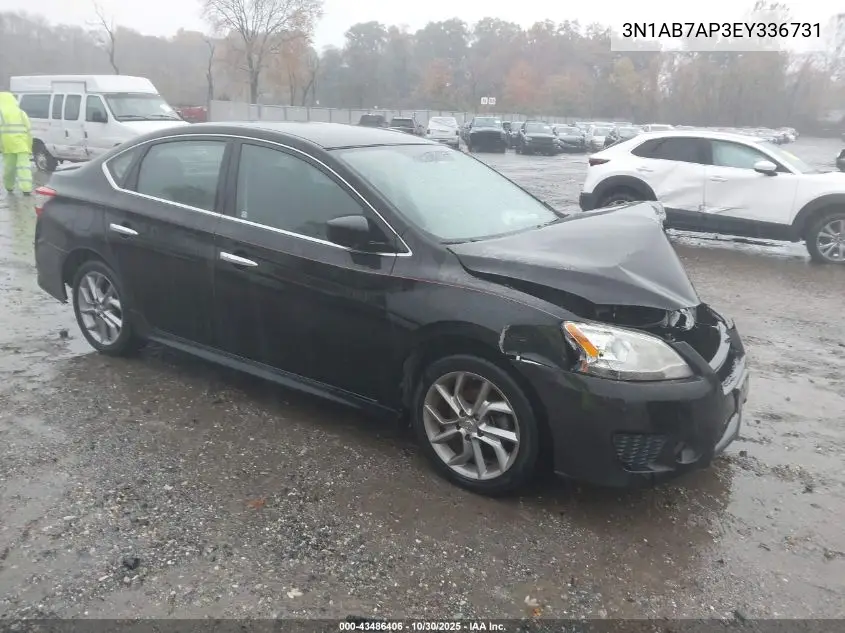 3N1AB7AP3EY336731 2014 Nissan Sentra Sr