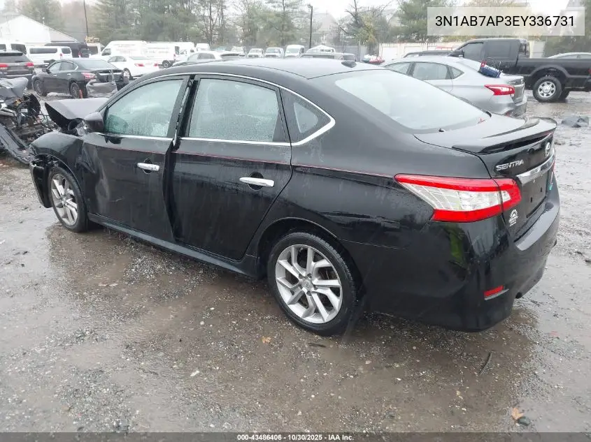 3N1AB7AP3EY336731 2014 Nissan Sentra Sr