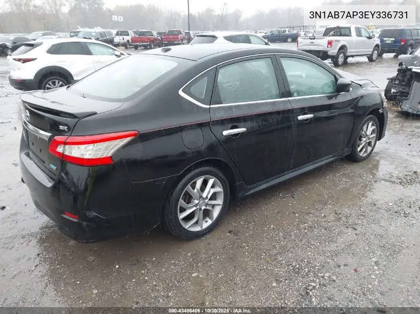 3N1AB7AP3EY336731 2014 Nissan Sentra Sr