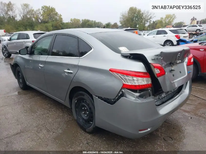 3N1AB7AP0EY336525 2014 Nissan Sentra S