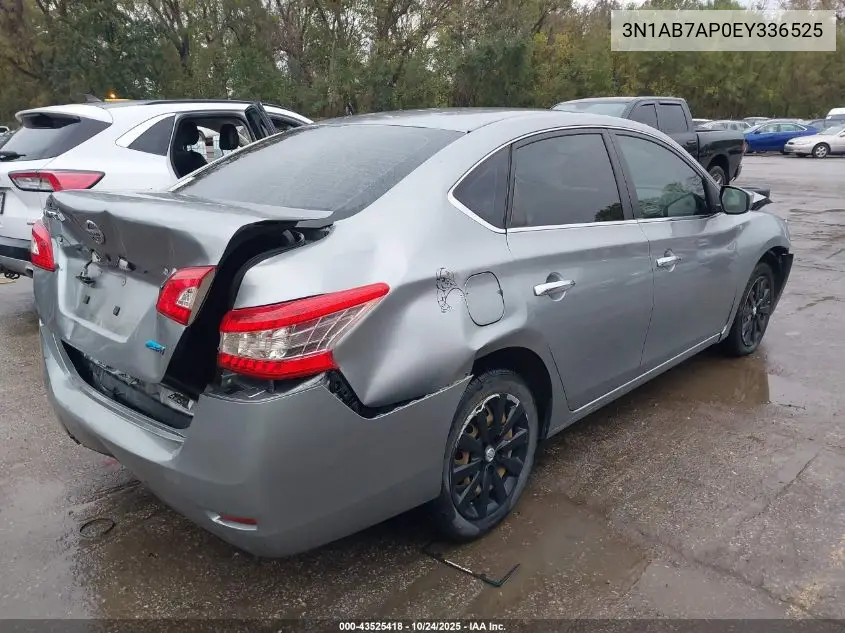 3N1AB7AP0EY336525 2014 Nissan Sentra S