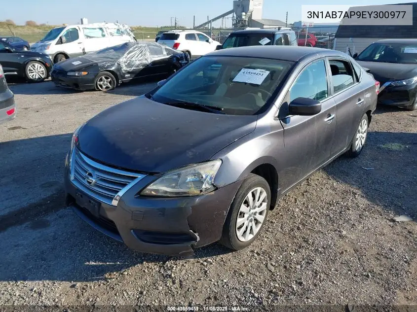 3N1AB7AP9EY300977 2014 Nissan Sentra S