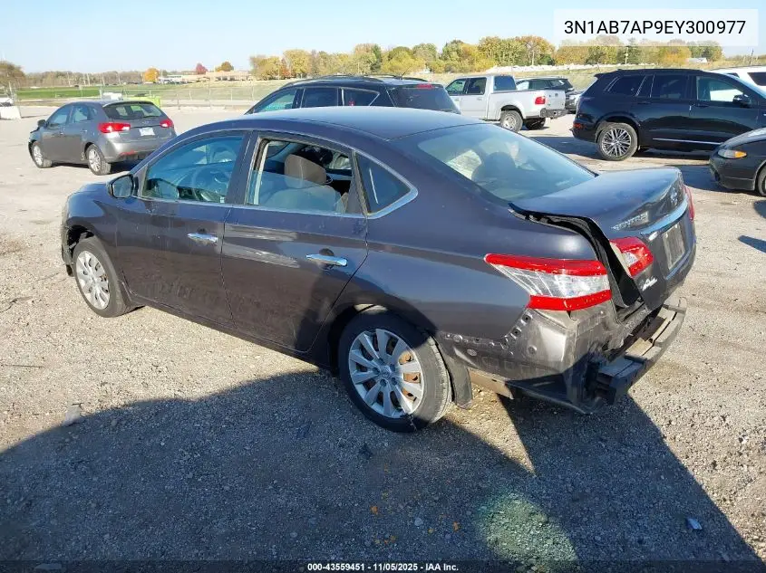 3N1AB7AP9EY300977 2014 Nissan Sentra S