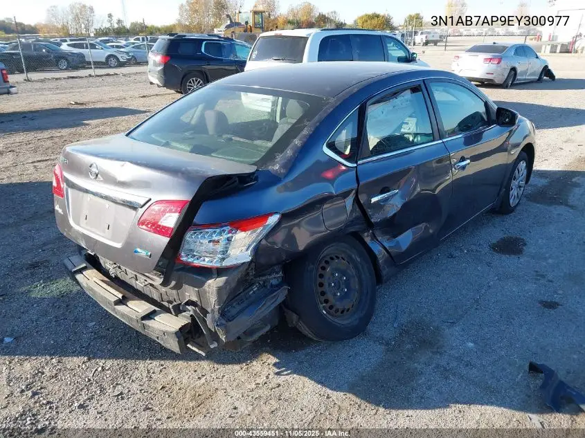 3N1AB7AP9EY300977 2014 Nissan Sentra S
