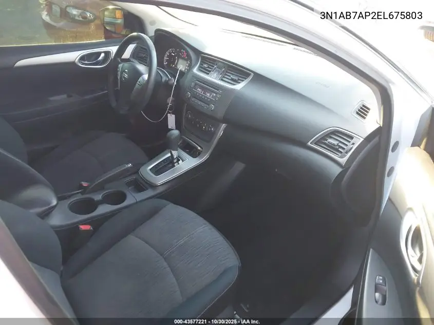 3N1AB7AP2EL675803 2014 Nissan Sentra Sv
