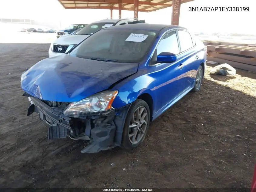 3N1AB7AP1EY338199 2014 Nissan Sentra Sr