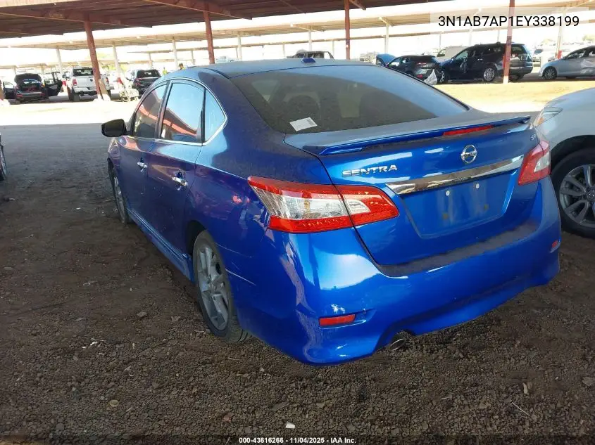 3N1AB7AP1EY338199 2014 Nissan Sentra Sr