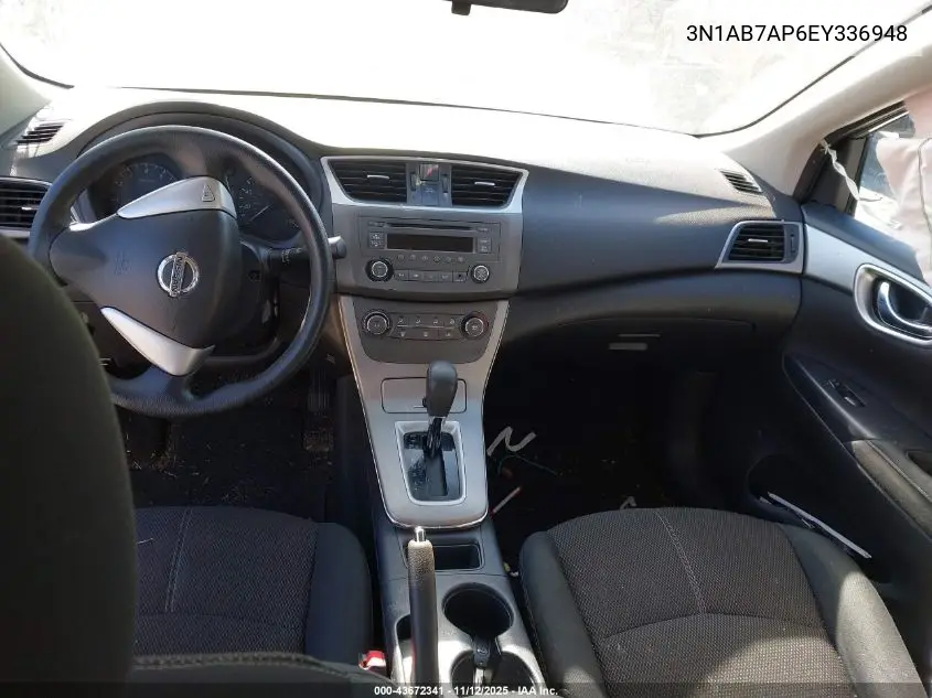 3N1AB7AP6EY336948 2014 Nissan Sentra S