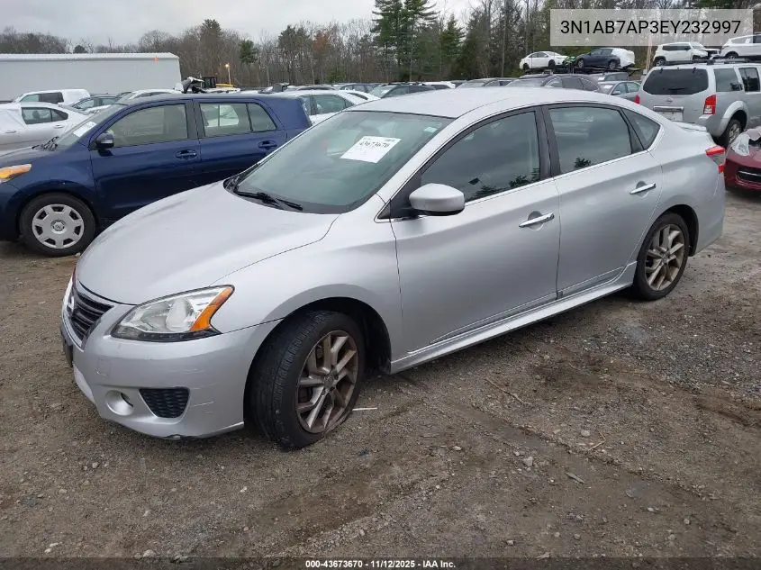 3N1AB7AP3EY232997 2014 Nissan Sentra Sr