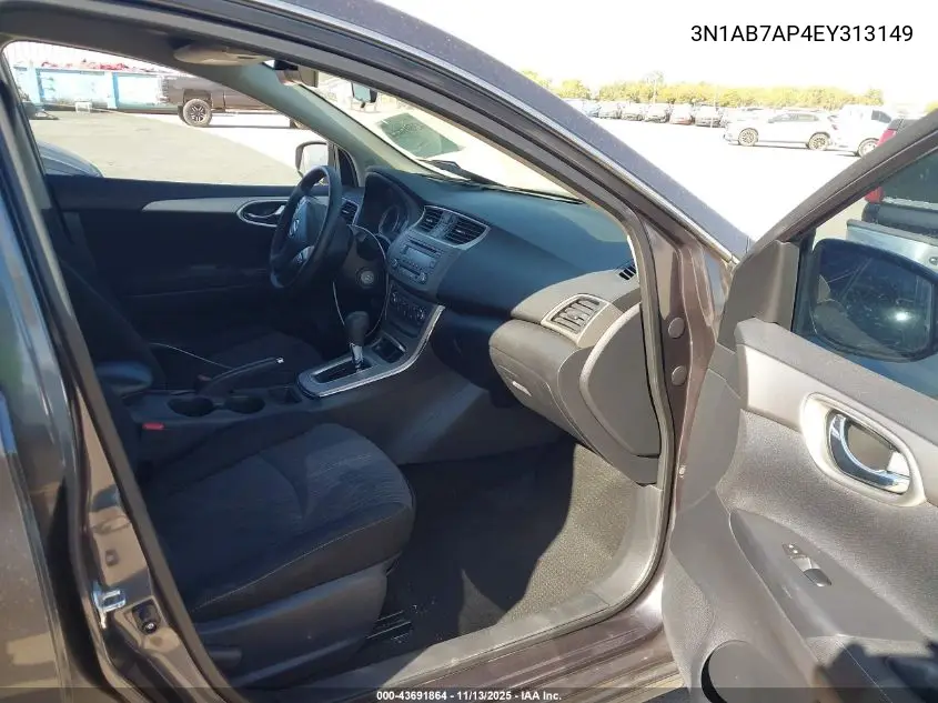 3N1AB7AP4EY313149 2014 Nissan Sentra Sv