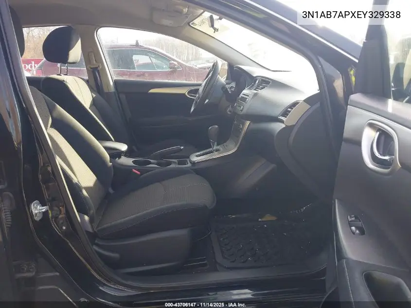 3N1AB7APXEY329338 2014 Nissan Sentra S