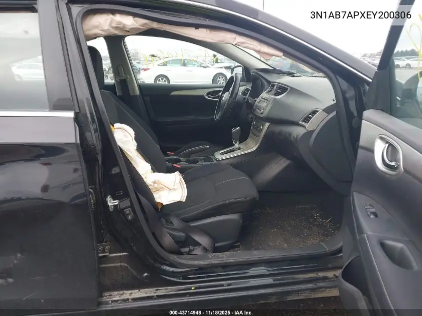 3N1AB7APXEY200306 2014 Nissan Sentra S