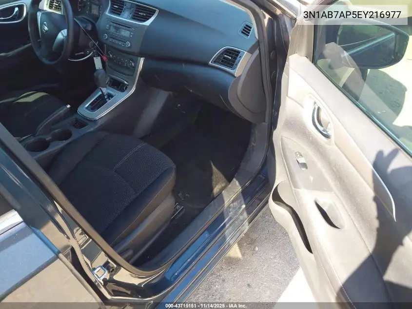 3N1AB7AP5EY216977 2014 Nissan Sentra S