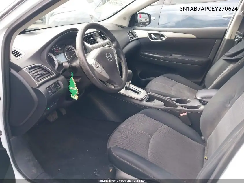 3N1AB7AP0EY270624 2014 Nissan Sentra Fe+ S/Fe+ Sv/S/Sl/Sr/Sv