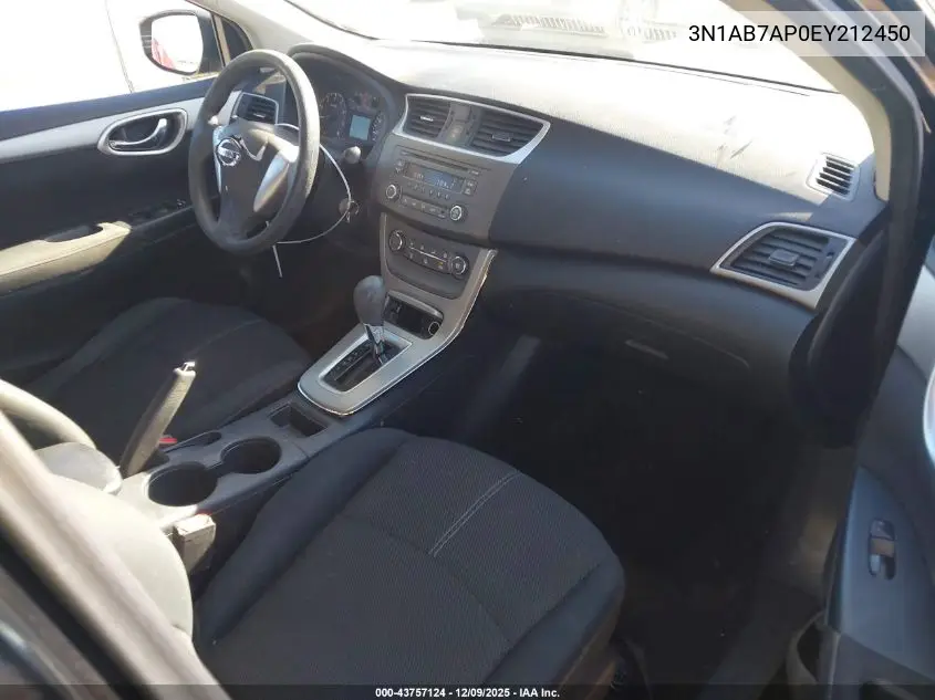 3N1AB7AP0EY212450 2014 Nissan Sentra S