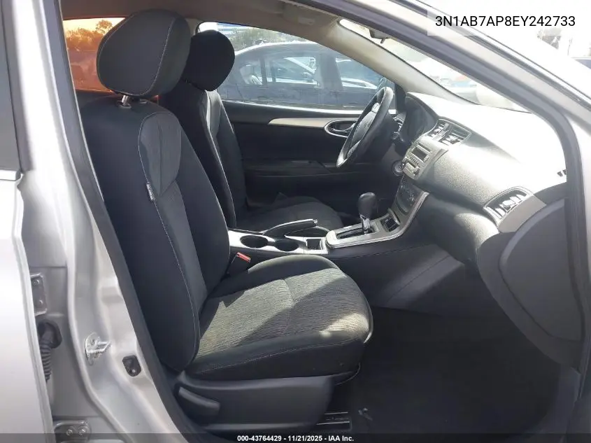 3N1AB7AP8EY242733 2014 Nissan Sentra Fe+ S/Fe+ Sv/S/Sl/Sr/Sv