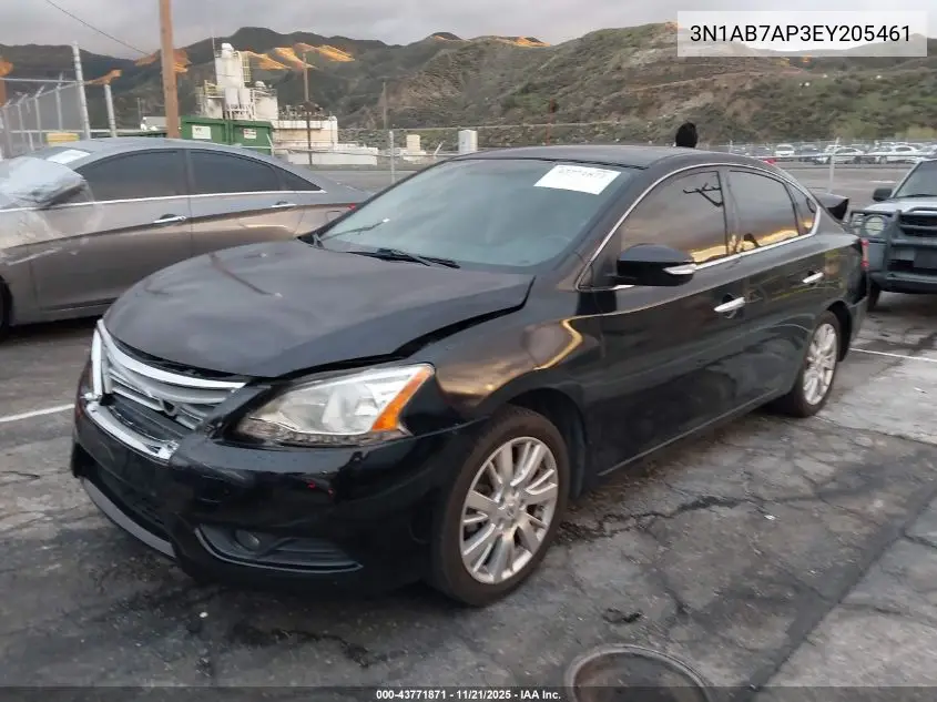 3N1AB7AP3EY205461 2014 Nissan Sentra Sl