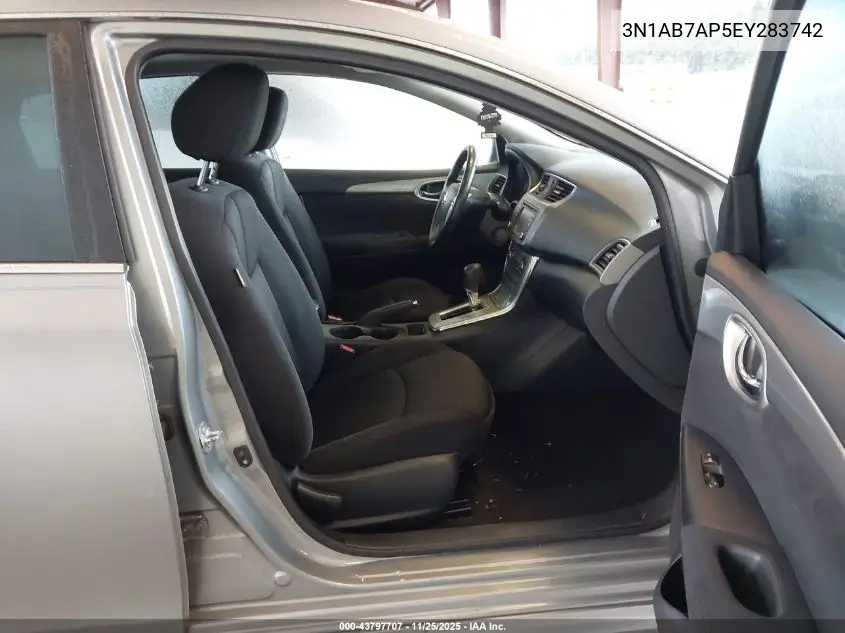 3N1AB7AP5EY283742 2014 Nissan Sentra Sr