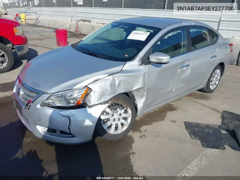 3N1AB7AP3EY277700 2014 Nissan Sentra Sv