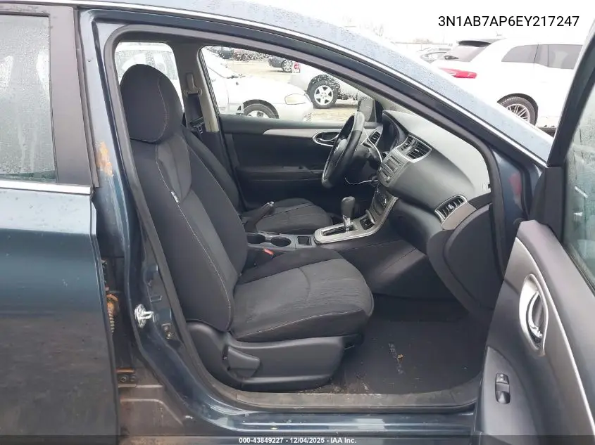 3N1AB7AP6EY217247 2014 Nissan Sentra Fe+ S/Fe+ Sv/S/Sl/Sr/Sv