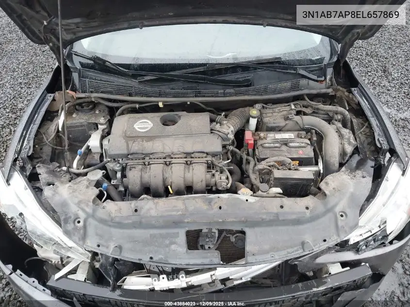 3N1AB7AP8EL657869 2014 Nissan Sentra S