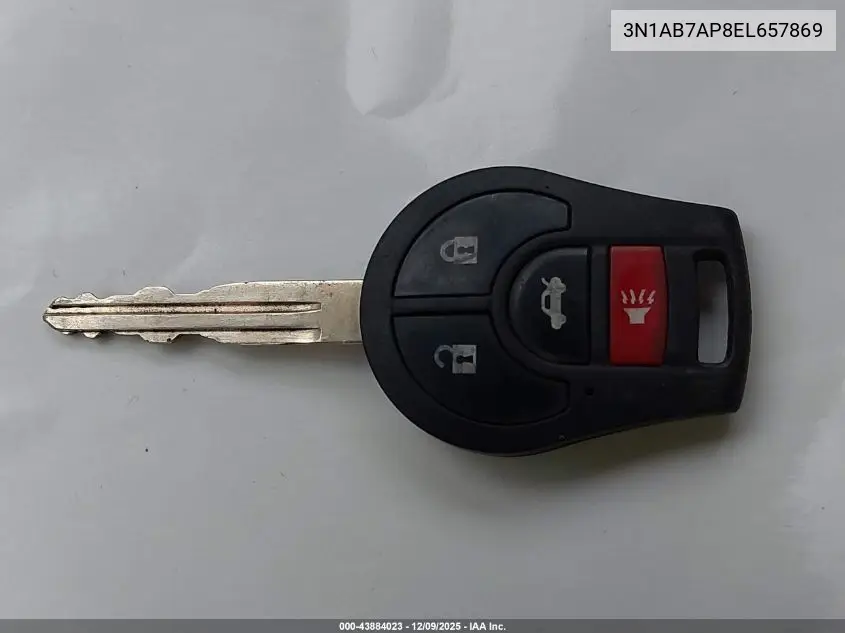 3N1AB7AP8EL657869 2014 Nissan Sentra S