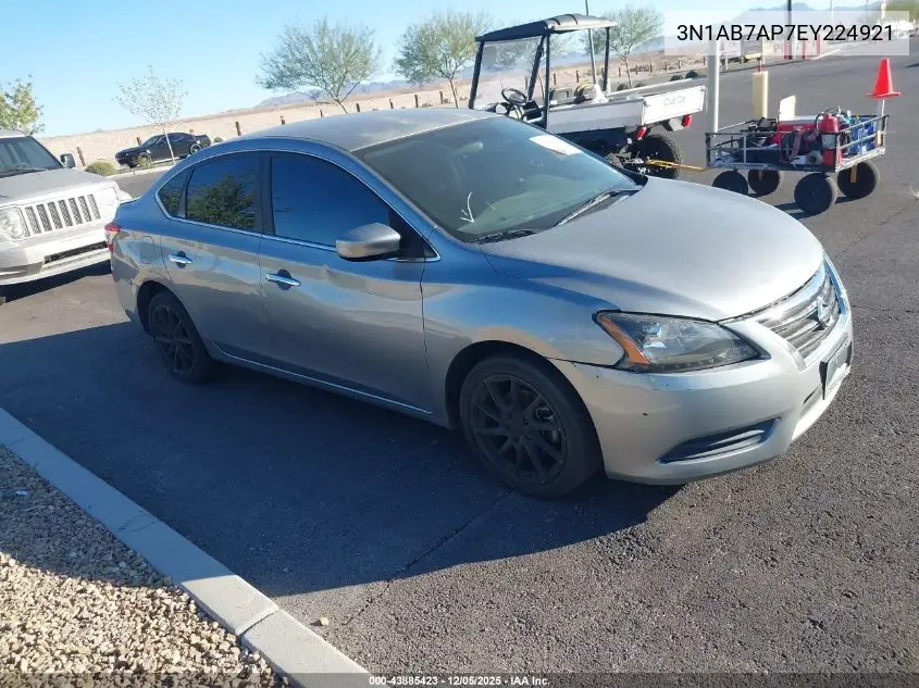 3N1AB7AP7EY224921 2014 Nissan Sentra Sv