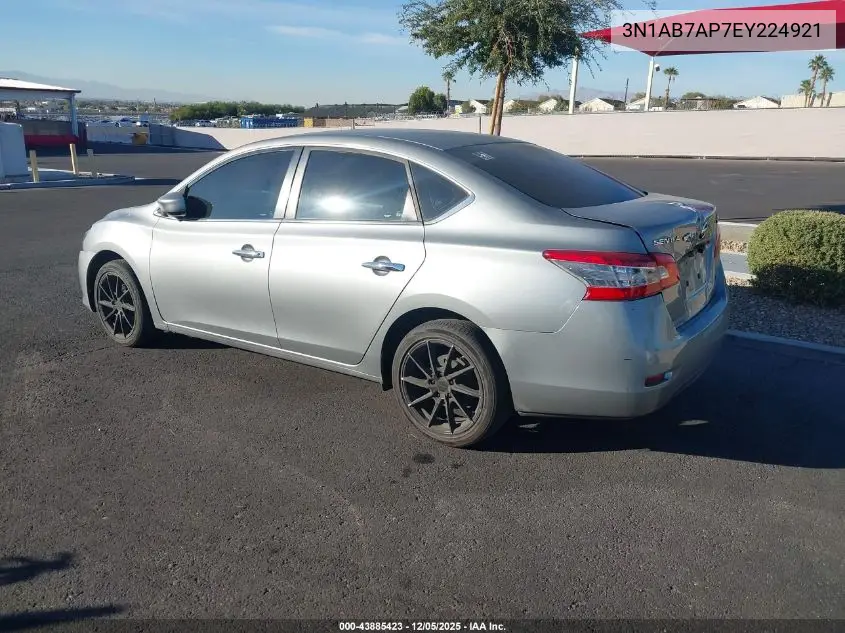 3N1AB7AP7EY224921 2014 Nissan Sentra Sv